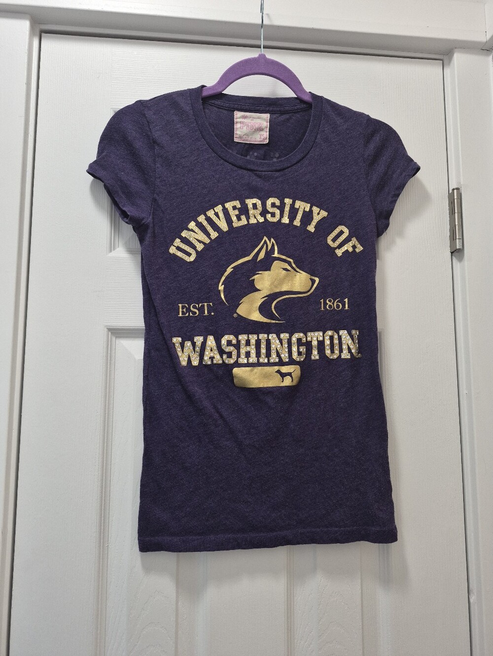 University of Washington Purple Graphic Tee - Women's